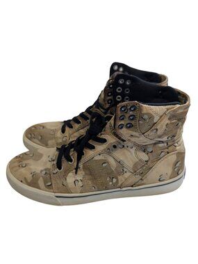 Supra Skytop Chad Muska Desert Camo High Top Skate Shoes Mens Size 9 S18209